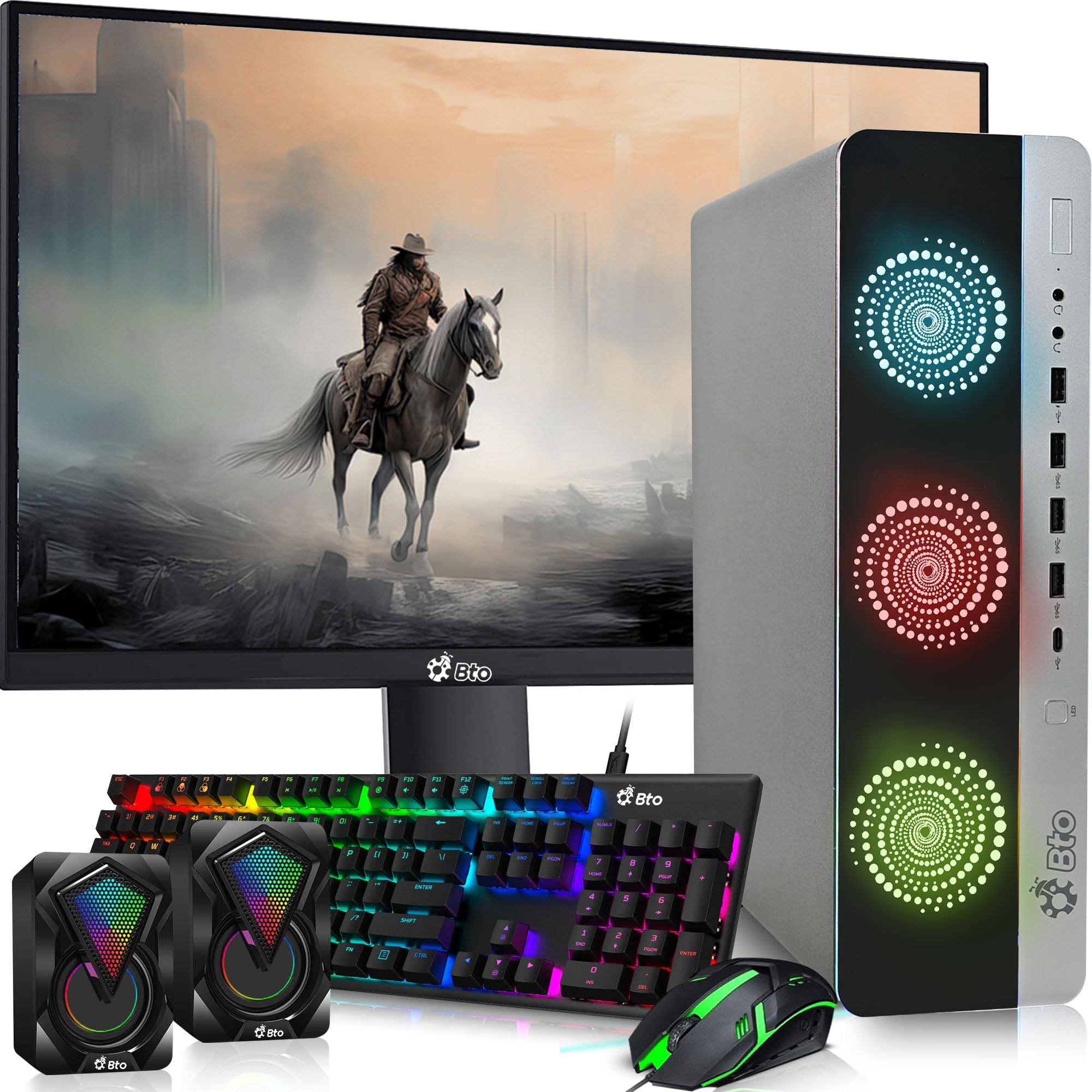 Amazon.com: HP 8G3 RGB Gaming Desktop PC, Intel i5 6th Gen